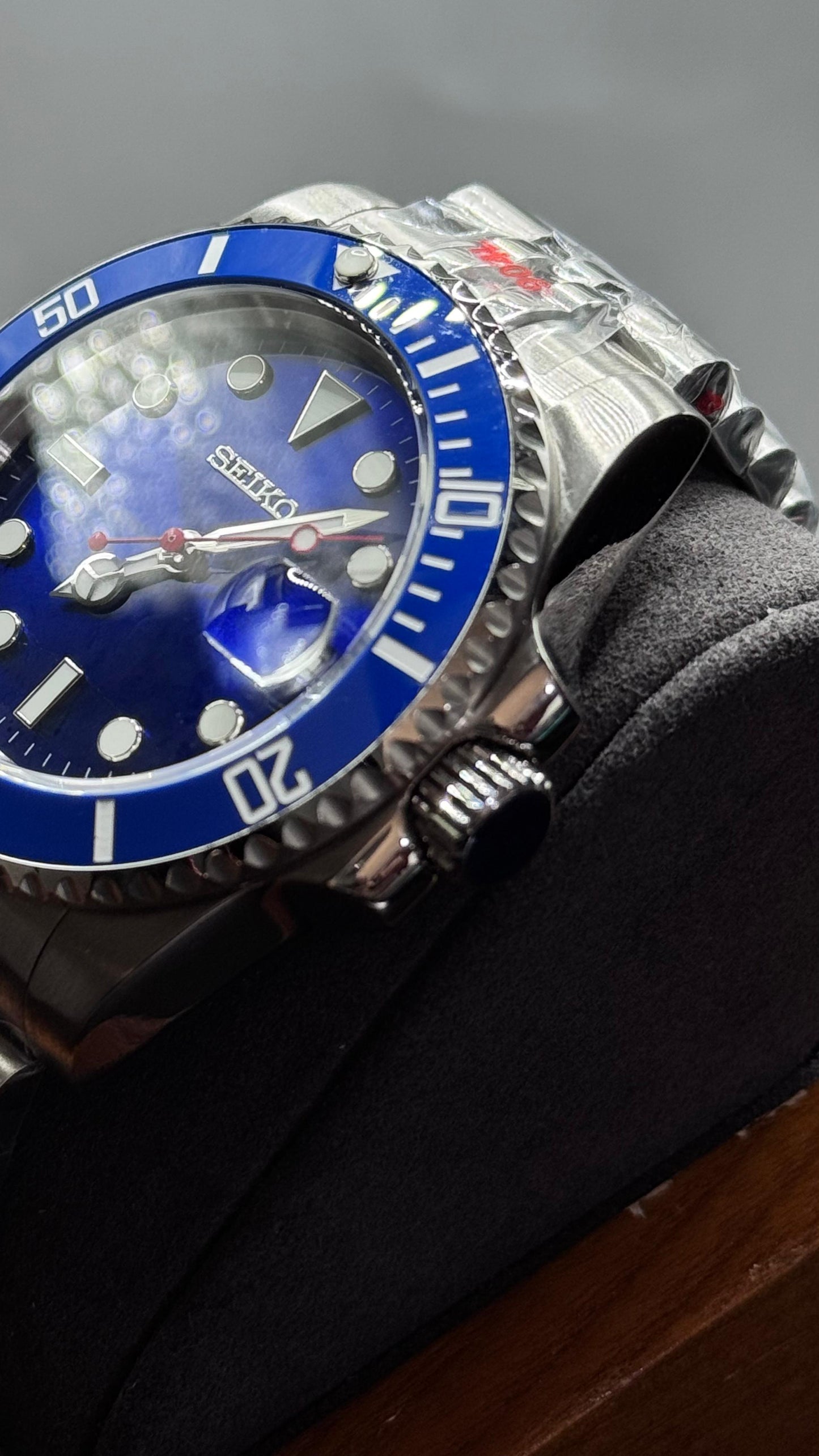 Submariner Dial azul piano AUTOMATICO