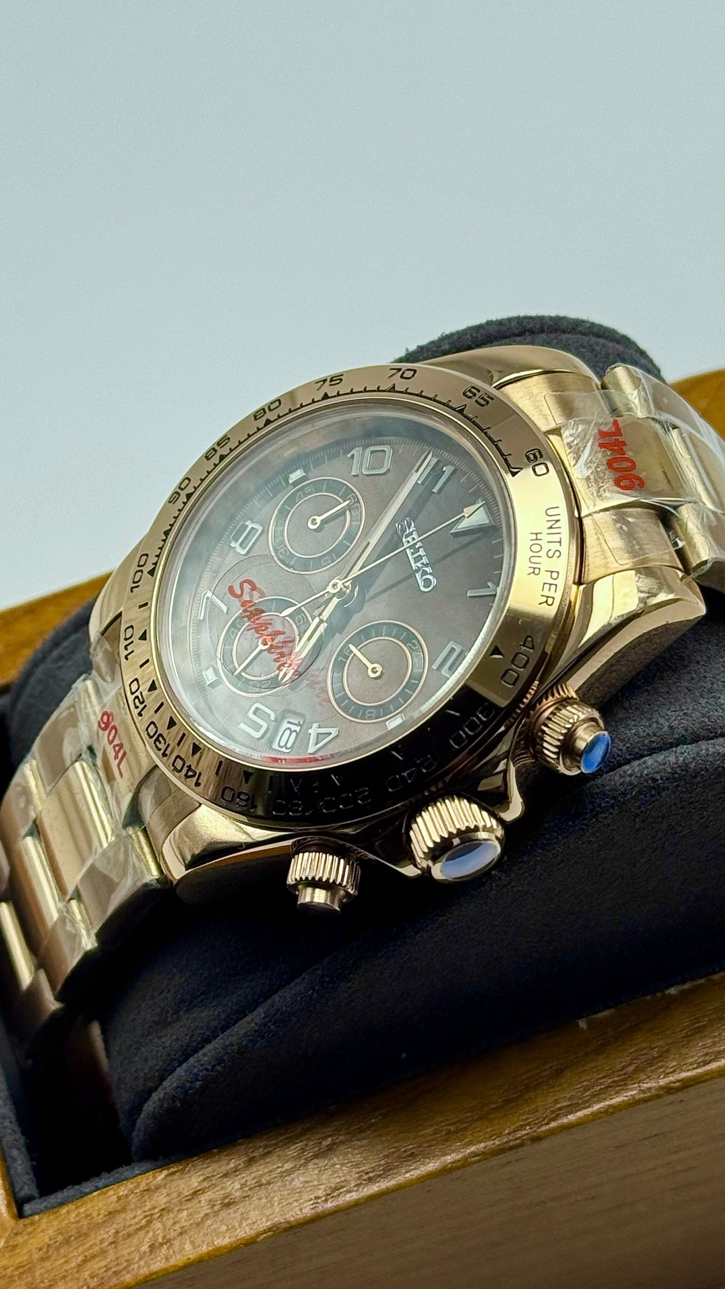 Daytona cronografo dorado