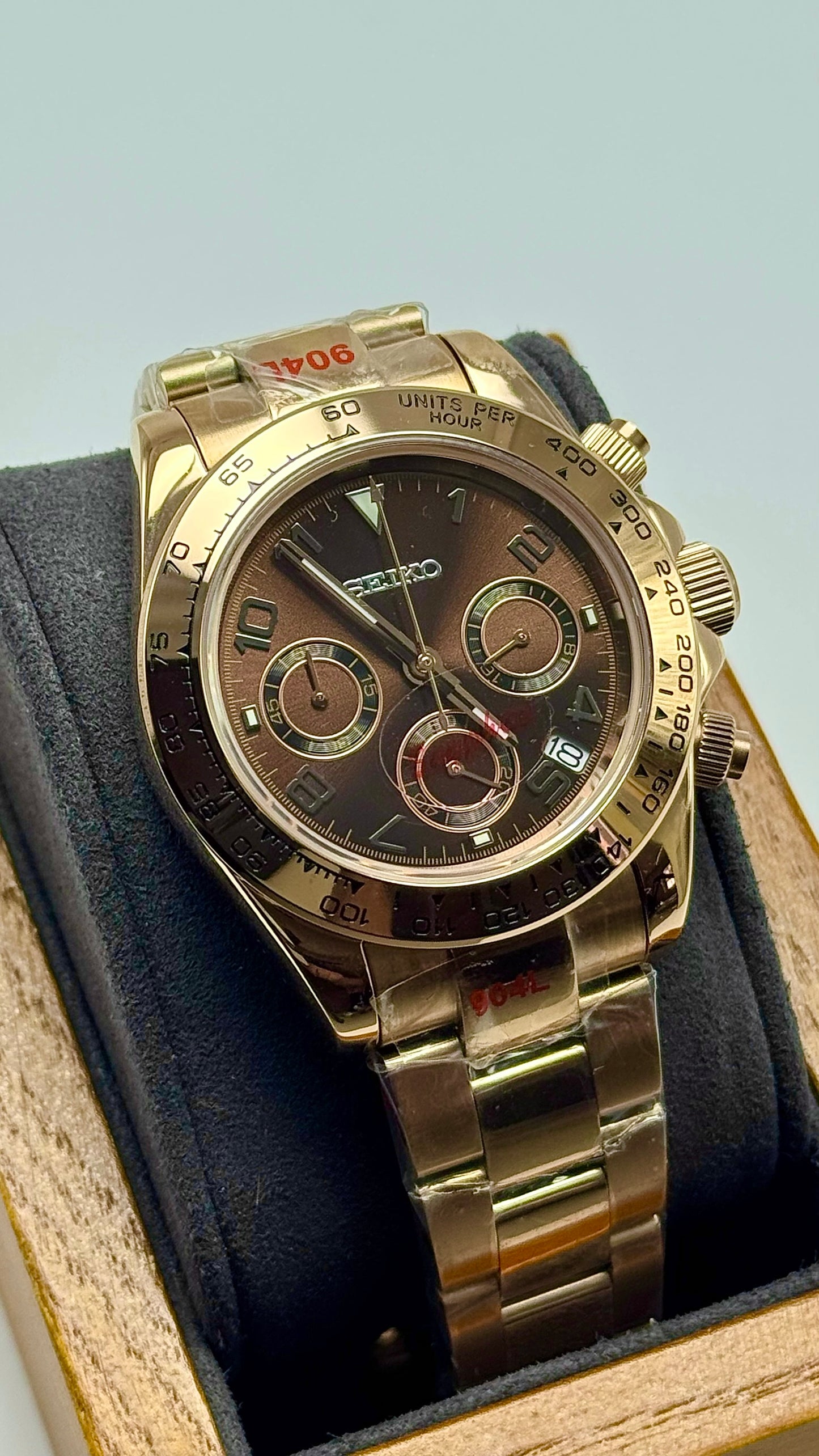 Daytona cronografo dorado