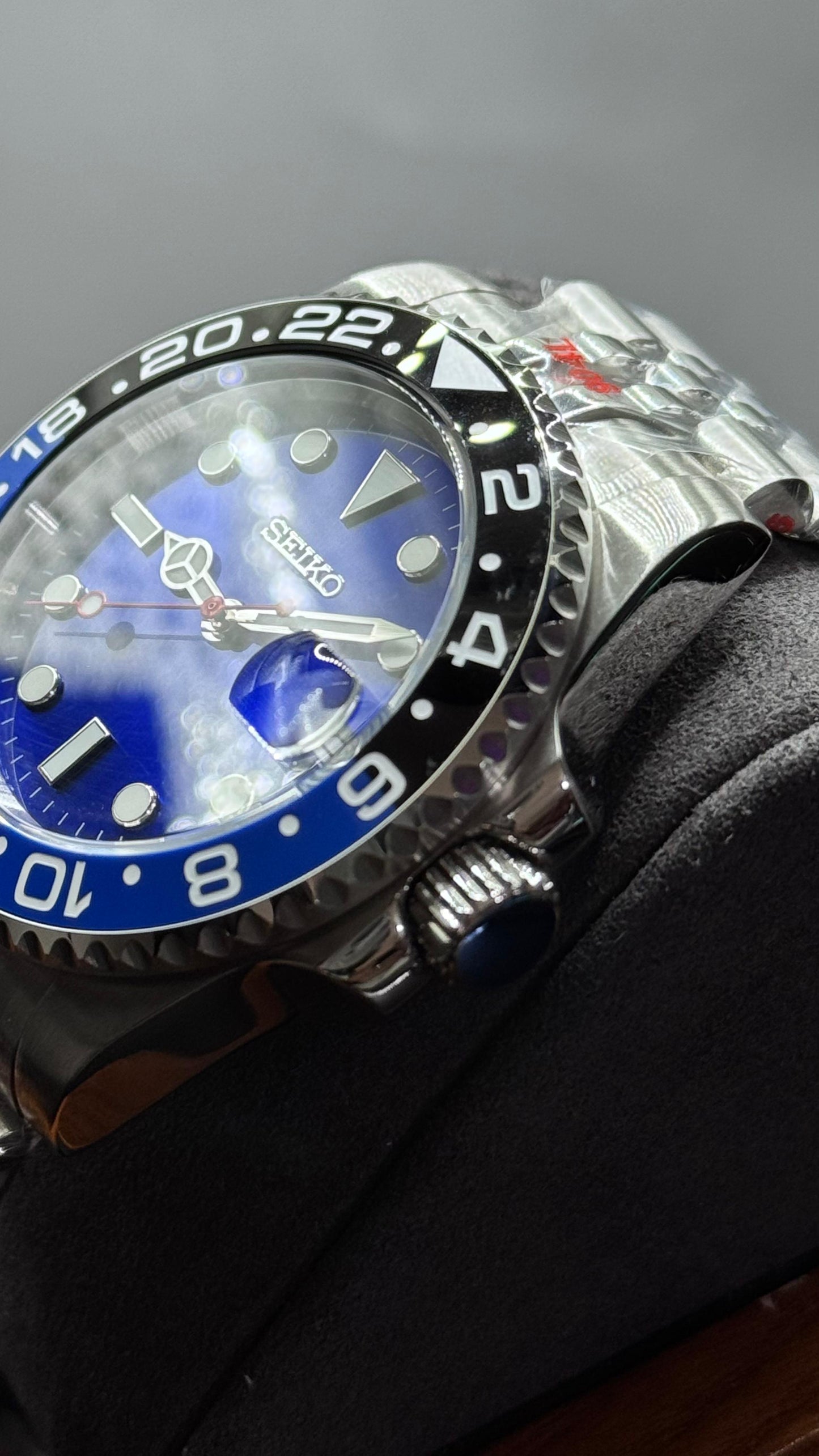 Submariner Dial azul piano AUTOMATICO